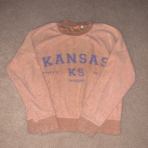 MeToWe Orange Kansas Sweatshirt